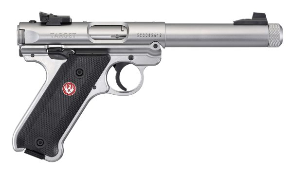 RUGER 22LR MKIV TARGET S/STEEL THREADED (40126)
