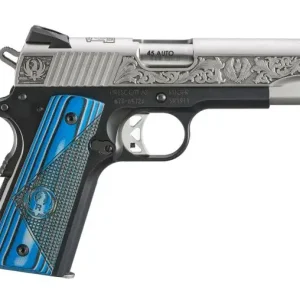 Ruger 45ACP SR1911 CMD ENGRAV.BLUE G10